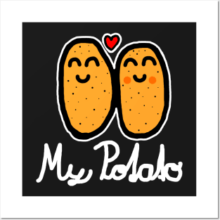 My Potato (White) Posters and Art